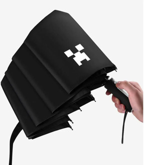 2020 Minecraft Creative steve Fashion Sunshade Umbrella Fully-Automatic Windproof Travel Umbrella christmas Gift for Family Kids