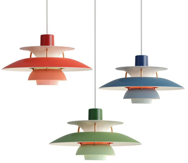 2020 Modern Colorful Umbrella Led Pendant Lights PH5 Suspend Lamp Pendant Lamp for Living Room Restaurant Foyer Lighting Fixture