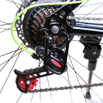 2020 Mountain Bike Cycling Transmission Protection Bicycle Rear Derailleur Hanger Chain Gear Guard Protector Cover Iron Frame