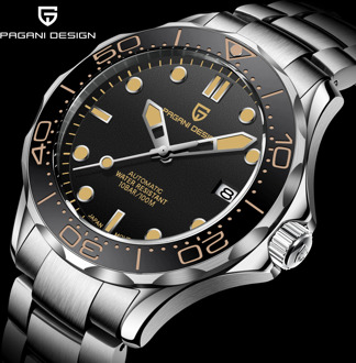 2020 New 007 PAGANI DESIGN Men's Watches Brand luxury Mechanical Watches For Men Automatic Watch Men 100M Waterproof Clock Mans