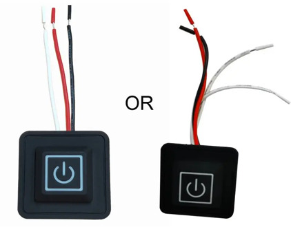 2020 New 3.7-12V Waterproof Button Switch Heated Vest Pants Temperature Controller Switch