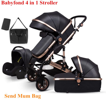 2020 new 3 in1 stroller CE certification baby trolley high landscape baby pram double faced children free shipping in four sea