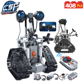2020 NEW City Creative RC Robot Electric Building Blocks Technic Remote Control Intelligent Robot Bricks Toys Children 408PCS