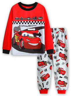 2020 New Disney Car Story Pajamas Children's Car Pattern Long-sleeved Pajamas Cotton Home Clothes Kids Boys Pajamas Two-piece