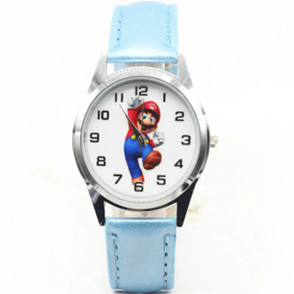 2020 New Dropshipping Cartoon Super Mario Children Watch Child Kid Girl Boy Student Quartz Wristwatch Baby Birthday Gift Clock