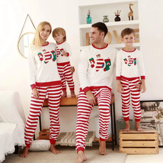 2020 new Family Christmas Pajamas Long Sleeve Cotton Father Mother Daughter Son baby Matching Outfits Christmas Pyjamas family