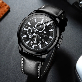 2020 New Fashion Black Orange Whtie Luxury Hollow Leather Strap digital Watch Wrist Clock Retro Luxury Simple Watches