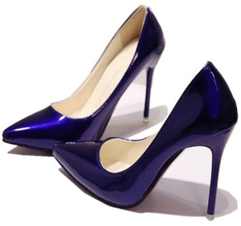 2020 New Fashion high heels women pumps thin heel classic white red nede beige sexy prom wedding shoes Blue Red wine