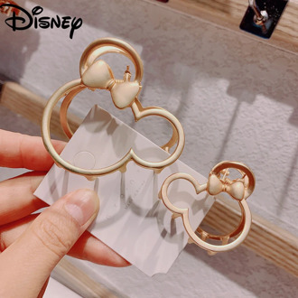 2020 New Fashion Mickey Hair Accessories Women Simple Hair Grip Clips Cute Matte Hollow Grips Girl Alloy Metal Hair Pins Jewelry