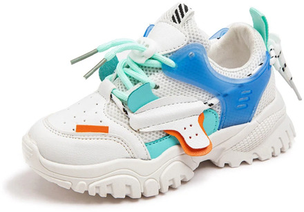 2020 New Fashion Teenage Casual Shoes Kids Autumn Boys Girls Sneakers Shoe Mesh Big Children Shoes Black White Sport Sneakers