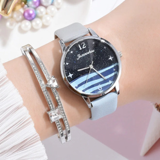 2020 new female watch starry sky watch gradient contrast student ladies personality quartz watch girls watch