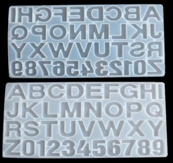 2020 New Kitchen Baking Mold 26 Alphabet English Letters/number Silicone Mold DIY Silica gel Baking molds Kitchen molds