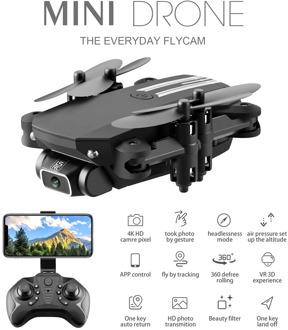 2020 New LS-MIN 4K 1080P HD Camera Mini Drone WiFi Protable Foldable Quadcopter RC Remote Drone Kids RC Toy Birthday Gift