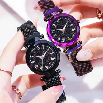 2020 new luxury fashion ladies watch magnetic starry sky female clock quartz watch fashion ladies watch relogio feminino