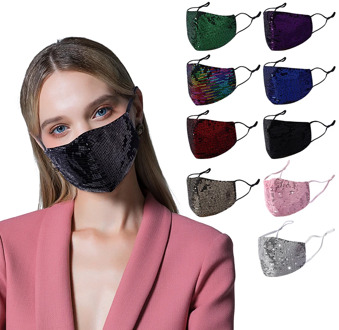 2020 New Luxury Mystic Black Mesh Veil Rhinestone Jewelry Masque for Women Crystal Decoration Masque Prom Party Face Jewelry