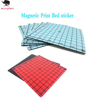 2020 New Magnetic Print Bed Tape square 220*220mm Coordinate Printed sticker Build Plate Tape FlexPlate PLA DIY 3D Printer parts