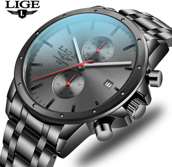 2020 New Men Watch Clock Luxury Top Brand Military Black Quartz Watches Mens Waterproof Chronograph Sports Luminous Wristwatch