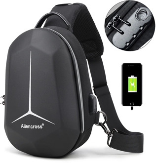 2020 New Multifunction Shoulder Bag for Men Waterproof Short Trip Chest Bag Anti Theft Men Crossbody Bags Oxford USB Charging