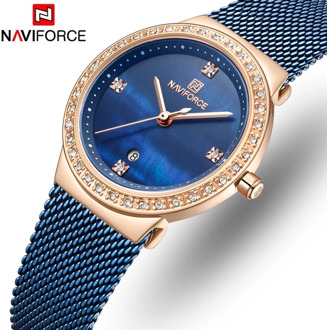 2020 New NAVIFORCE Dress Women Watch Business Quartz Ladies Watch Top Brand Luxury Female Wristwatch Girls Clock Relogio Feminin