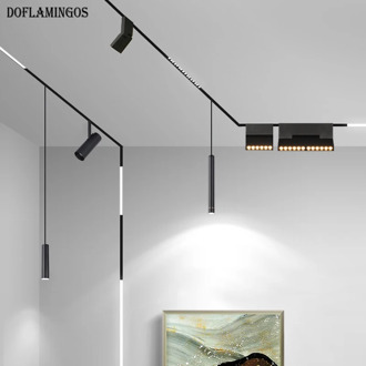 2020 New No main light decoration creative magnetic lamp holder aluminum ceiling recessed suspended LED magnet mount lights