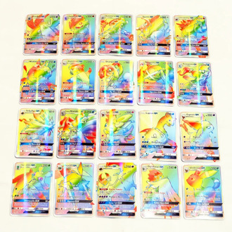 2020 NEW Pokemones Battle Game Card GX EX MEGA Flash Card Collection Cards English Version Toy Children's Gifts