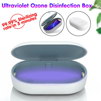 2020 New Portable UV Sterilizer Box Phone Mask Cleaner Personal Sanitizer Ozone Disinfection Box with Aromatherapy Esterilizador