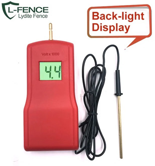 2020 new product LCD Screen Digital Fence Tester with battery cover with back light