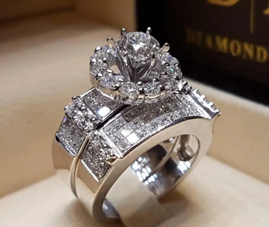 2020 new products fashion silver color 925 sterling silver fashion ring for girl r5334