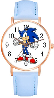 2020 New Sonic Watch Kids Leather Digital Quartz Watches Children Cartoon Amy Rose Clock Boys Hours Girls