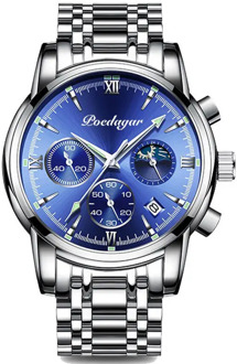 2020 new Tourbillon Swiss luminous waterproof multi-functional men's automatic mechanical watch men's calendar hollowed out