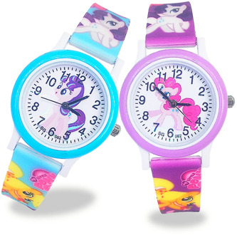 2020 New unicorn design cartoon Fashion Pony Watch children Jelly boy girl Students kids Quartz Watches relogio kol saati clock