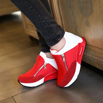 2020 New Women Casual Shoes Height Increasing Breathable Women Sneakers Flats Trainers Shoes Platform On Dropshipping