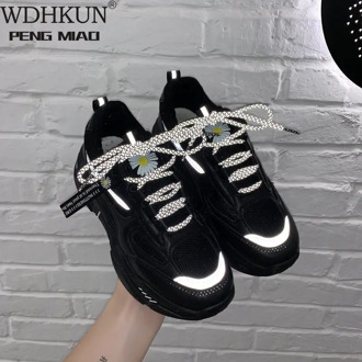 2020 New Women Sneakers Fashion Autumn Women Casual Shoes Breathable Women Platform Dad Shoes Sneakers Zapatillas Mujer
