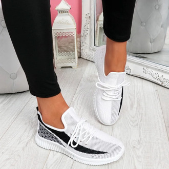 2020 New Women Sport Shoes Mesh Sneakers Female Lace Up Shoes Women's Round Toe Low Heels Ladies Comfortable Casual Shoe
