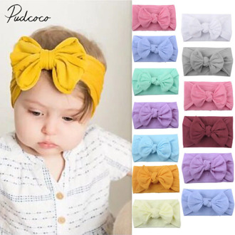 2020 Newborn Toddler Baby Girls Head Wrap Rabbit Bowknot Turban Headband Hair Accessories Gift 0-24M Baby Headband Baby Items