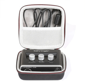 2020 Newest Hard EVA Portable Travel Bag Case for BEHRINGER Audio Interface (UM2) Carrying Storage Box