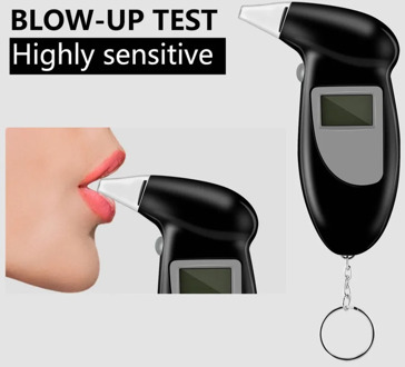 2020 Professional Alcohol Breath Tester Breathalyzer Analyzer Detector Test Keychain Breathalizer Breathalyser DeviceLCD Screen