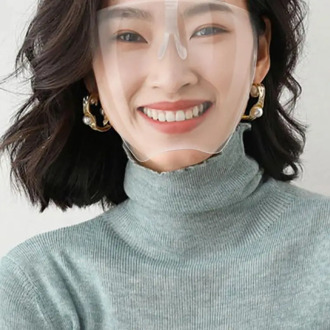 2020 Professional Anti-spray Face Shield of adult mask Protective Transparent Face Cover protection Outdoor Use anti fog mask