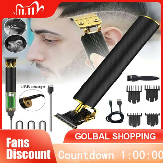 2020 Professional Hair Trimmers USB Rechargeable Hair Clipper Barber Trimmer Beard Trimmer Cutter Haircut for Men Styling Tool