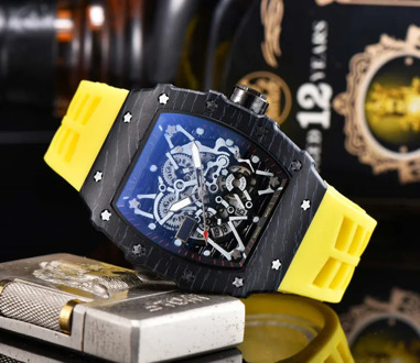 2020 Richard Luxury Quartz Watches New Brand Mille Men Automatic Watch Men's Designer Wristwacth Water Resistant Reloj Hombre