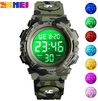 2020 SKMEI Boys Girls Electronic Digital Watch Outdoor Military Sport Watches Clock 50M Waterproof Wristwatch For Children Kids