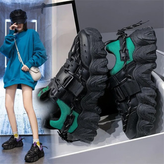 2020 Spring Autumn Women Chunky Sneakers Women Vulcanize Shoes Platform Sneakers Women Shoes Women Casual Shoes Dad Shoes