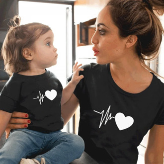 2020 Summer Fashion Family Matching Clothes Cute Mother And Daughter T-shirt Mommy And Me Clothes Baby Girl Boys Clothes