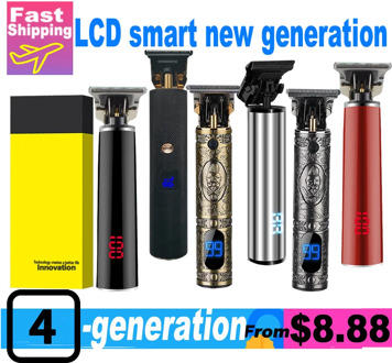 2020 USB Rechargeable Hair Clipper Electric Hair Trimmer Cordless Shaver Trimmer 0mm Men Barber Hair Cutting Machine for men