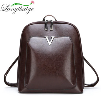 2020 Vintage Backpack Women Leather Backpacks Female Shoulder Bag Large School Bags for Teenage Girls Travel Back Pack Sac A Dos