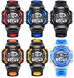 2020 Watch for Kid Digital Sport Watch New Silicone Led Boy Waterproof Wrist Watch For Children Colorful Luminous Clock relojes