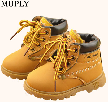 2020 Winter Children's boots Girls Boys Plush Martin Boots Casual Warm Ankle Shoes Kids Fashion Sneakers Baby Snow Boots
