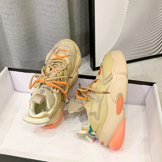 2020 Winter Woman Platform Sneakers Chunky Plush Casual Shoes Fashion Keep Warm Old Dad Vulcanized Shoes Women 5cm High Quality