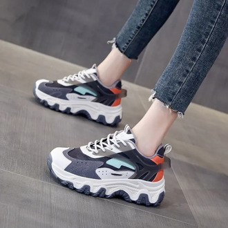 2020 Woman Chunky Platform Sneakers New Fashion Keep Warm Trainers High Quality Tenis Female Old Dad Casual Shoes Winter