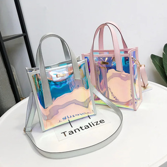 2020 Women Bags New Handbag Transparent PVC Bag Women Shoulder Bag for Girls Ladies Bag High Quality Summer Bag